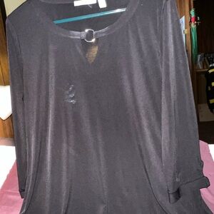 Notations Ladies Size Large Black
